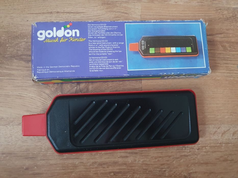 Игрушка  СССР ГДР GDR Детский музыкальный инструмент гармошка Triola