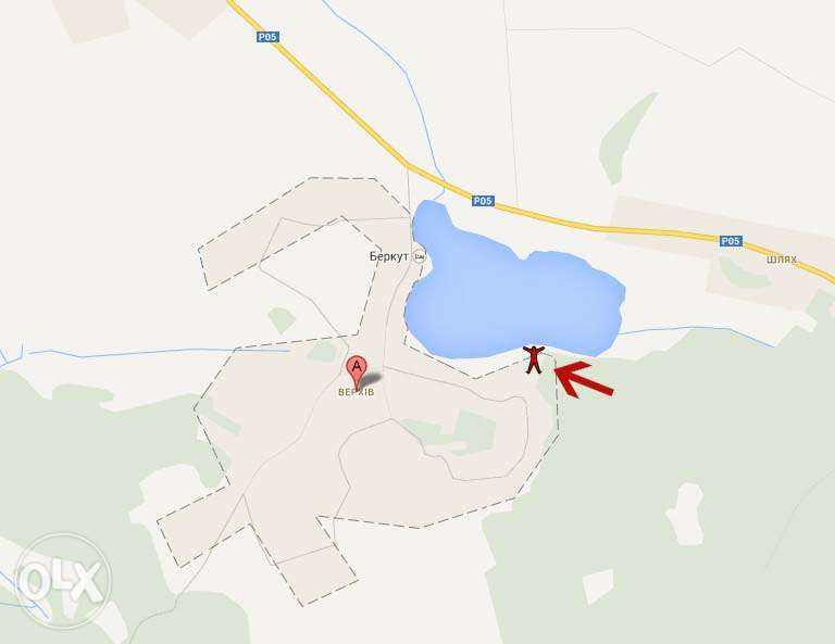 Земля в лісі на березі озера, 0,17га. Власник.