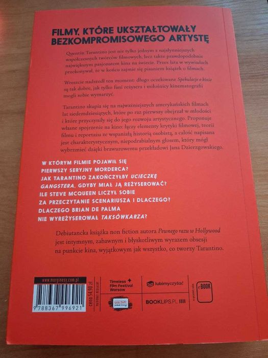 Tarantino, "Spekulacje o kinie"