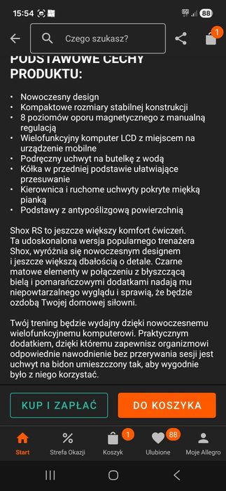 Orbitrek ZIPRO stan idealny