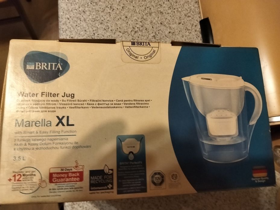 Nowy dzbanek 3,5 litra XL - Brita do filtrowania wody .