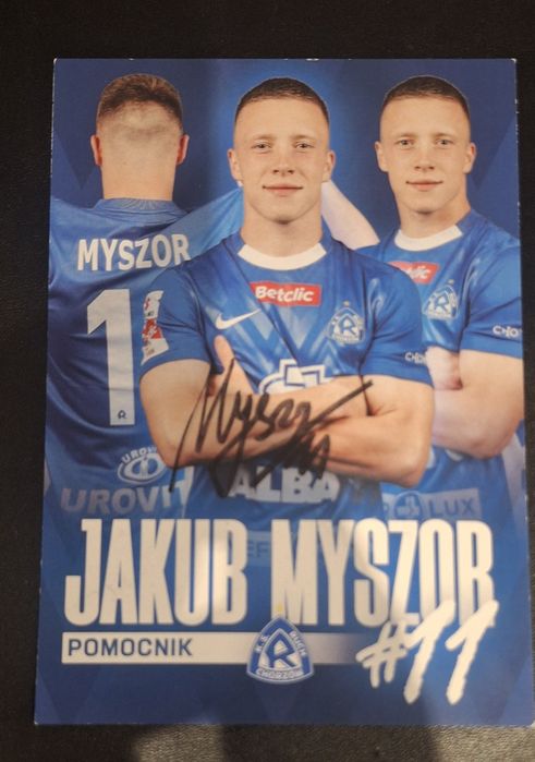 Autograf Jakub Myszor Ruch Chorzów