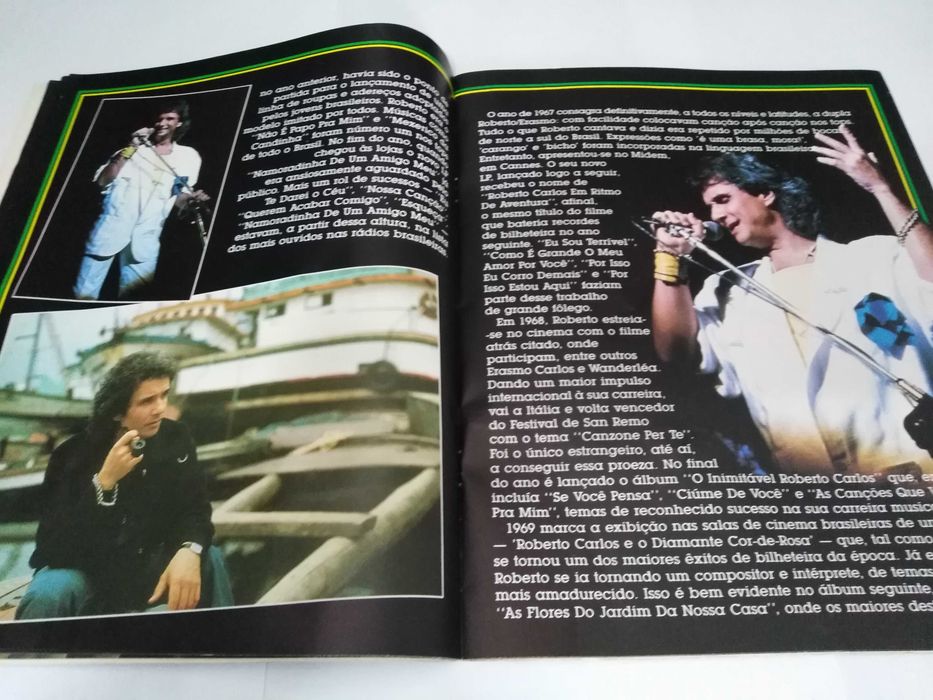 Cassetes/k7s Roberto Carlos + Revista das seleções Readers digest.