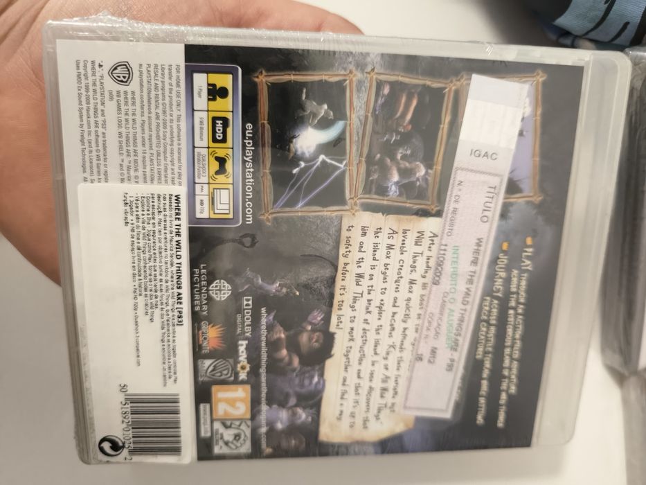 Where the Wild Things Are PS3 (Novo) PlayStation 3