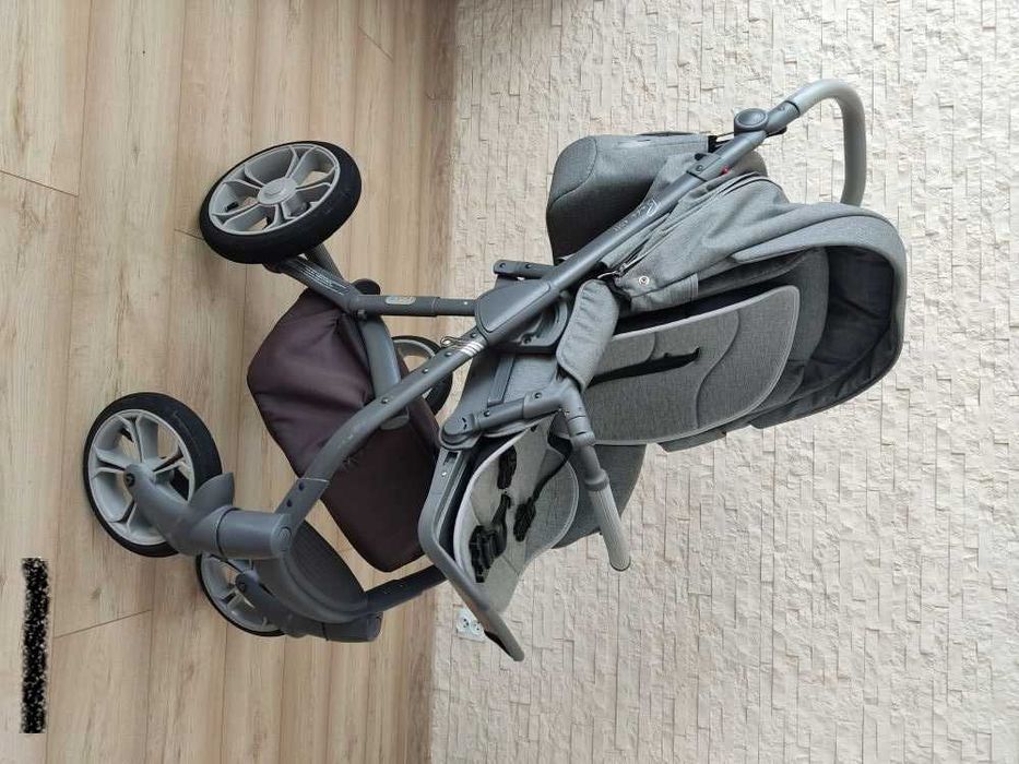Wózek dziecięcy 2w1 ROAN Bass Soft + śpiworek + parasolka.