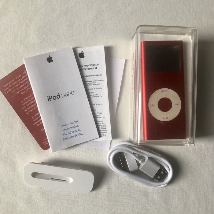 Apple iPod Nano 2 generacja 4GB RED BOX NOWA BATERIA