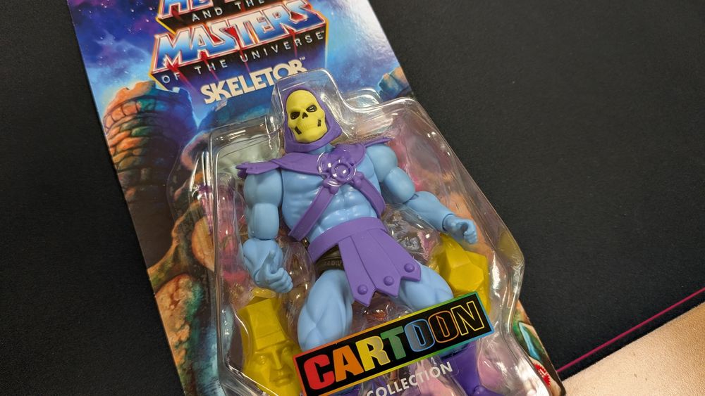 Masters of The Universe Skeletor Cartoon - Figura Nova e selada