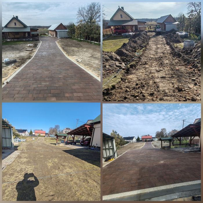 Układanie kostki brukowej Lublin i okolice –tarasy, opaski, podjazdy