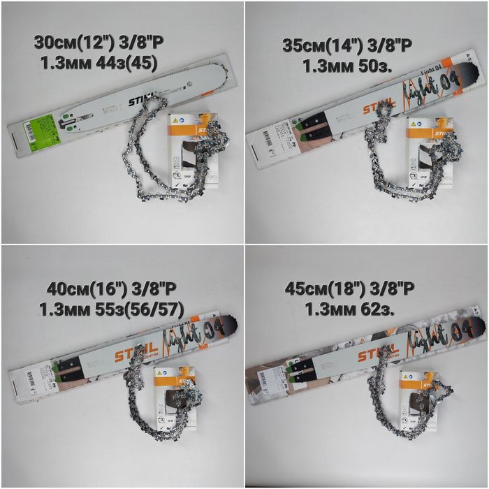 Шина до бензопили електропили
