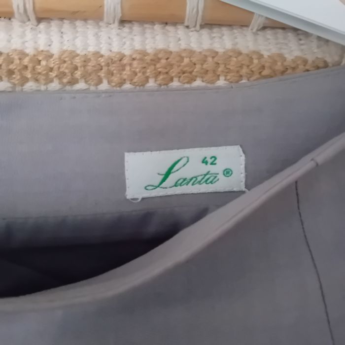 Spódnica 42 ołówkowa szara
