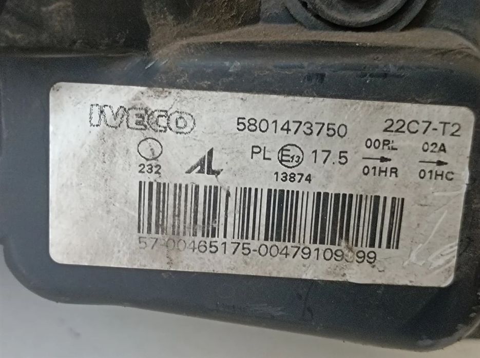 iveco daily iv 14- lampy przednie prawa lewa 5801473749 5801473750