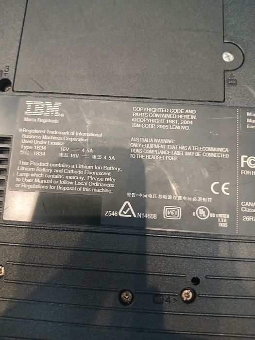 IBM Thinkpad R50e