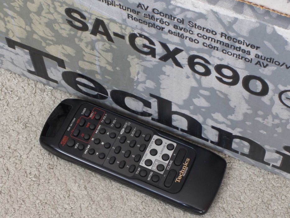 Technics Amplituner wzmacniacz SA-GX690 JAK NOWY pierwszy właściciel PILOT!