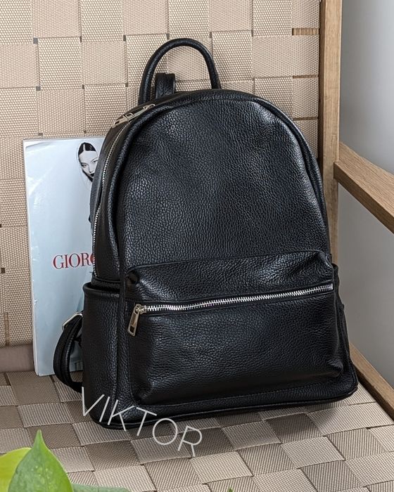 Итальянский большой универсальный рюкзак сумка. Шкіряний рюкзак