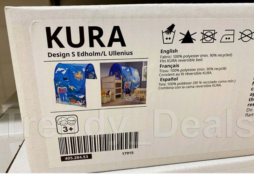 Tenda cama Ikea Kura oceano