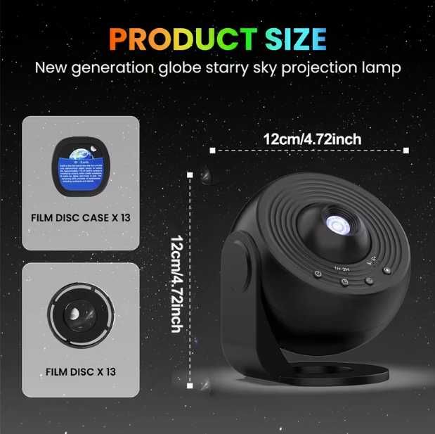 Домашній планетарій, Проектор зоряного неба, Нічник галактика Pro 2025