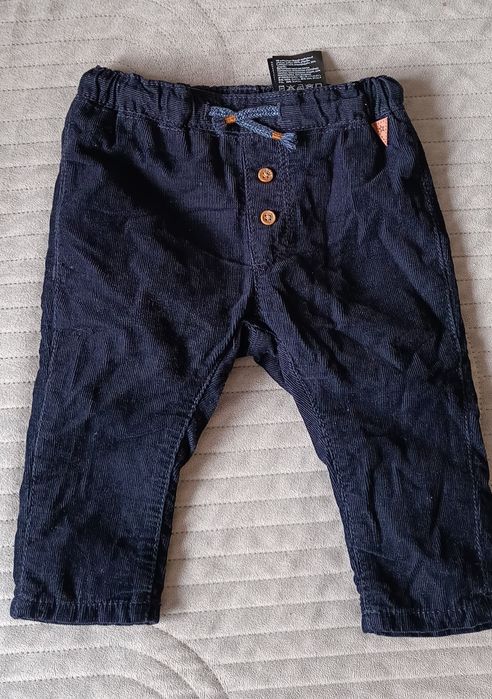 Spodnie sztruksowe H&M 68