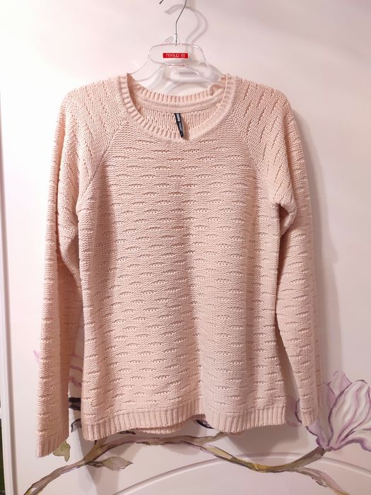 Sweter Cropp S łososiowy