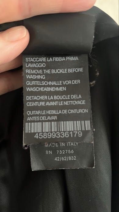 Płaszcz z Włoch ,ze skóry naturalnej z kolekcji projektantki Anny Sui