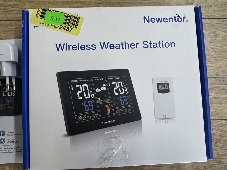 Метеостанція Newentor Q3 FJ3378, безпровідна (А30)