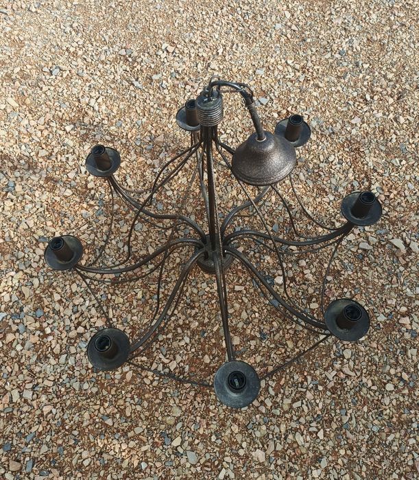 Candeeiros de ferro fundido