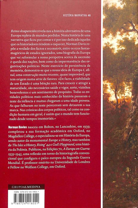 "Reinos Desaparecidos: História de uma Europa quase esquecida" de Norman Davies