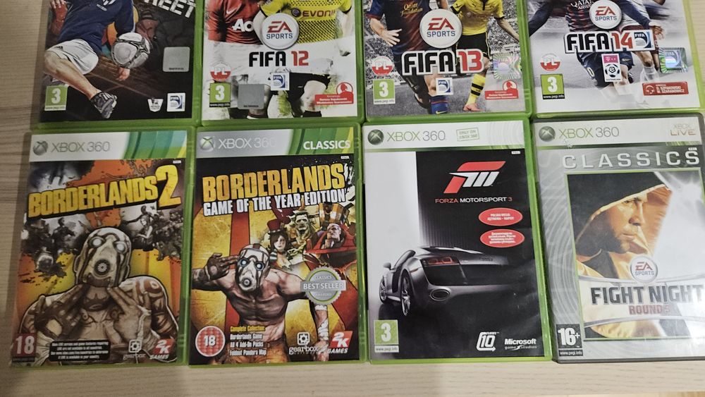 Gry Xbox 360 FIFA, Forza, Batman, Borderlands,  Bullets  Storm itd