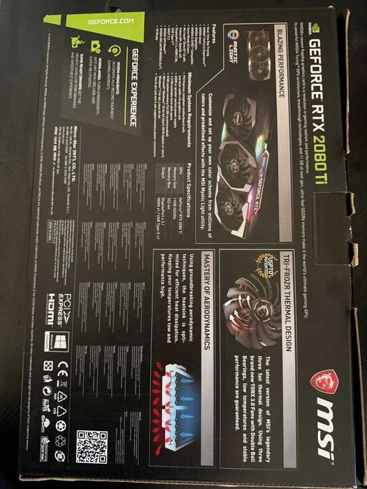 RTX 2080TI MSI Gaming Trio X