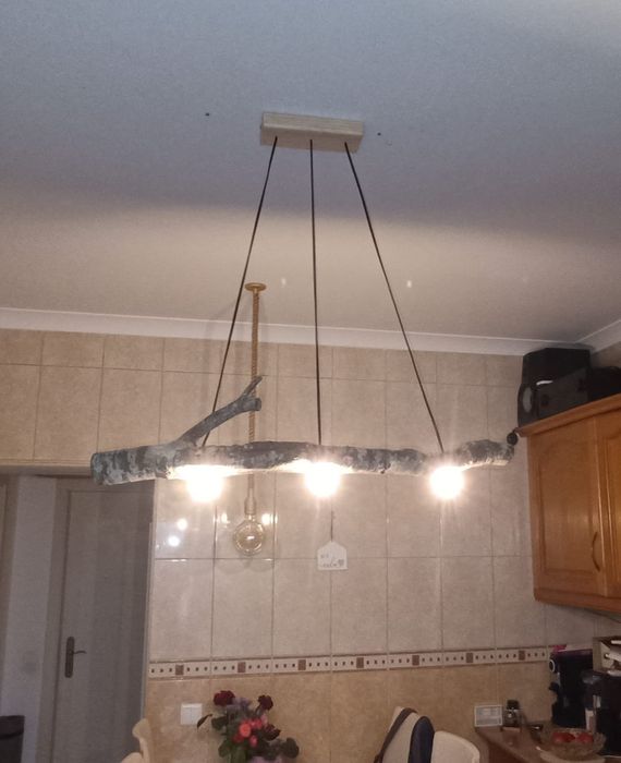 Candeeiros feitos a mao