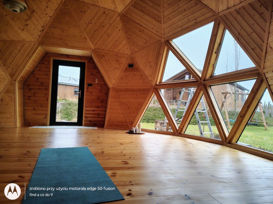 Kopuła geodezyjna, warsztatowa, glamping, dom kopułowy