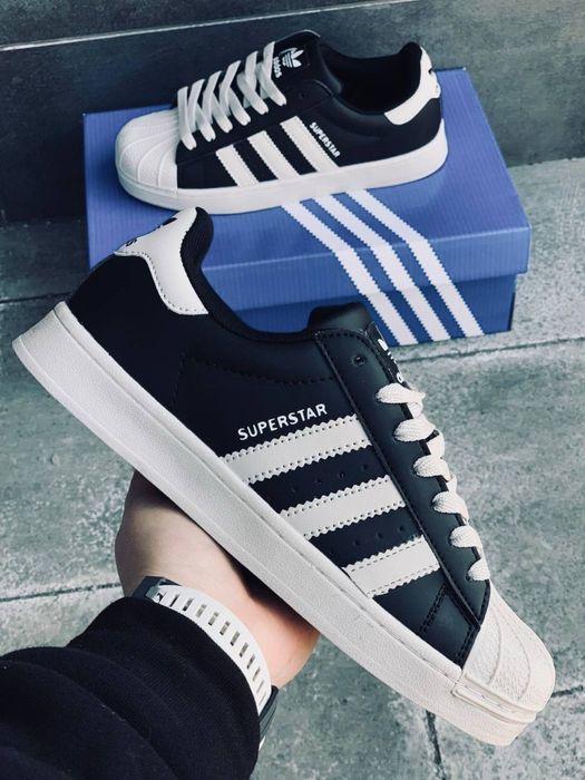 Хит продаж / Адидас суперстар adidad superstar / популярные кросовки адидас / женские суперстары / черно белые адики / низкая подошва / кеды адидас