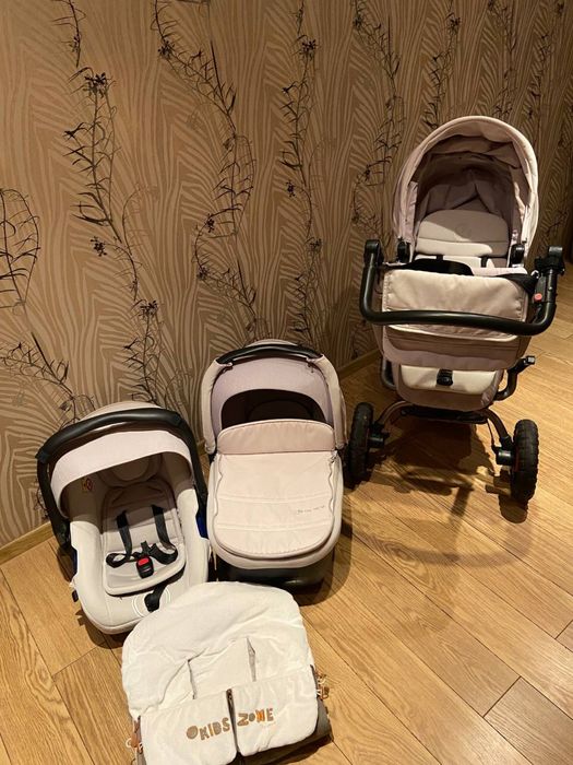 Дитяча каляска 3 в 1  Прогулка, людька , автокресло .