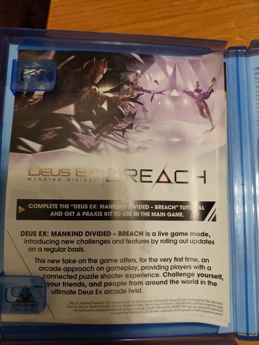 PS4  - Jogo Deus Ex Day one edition