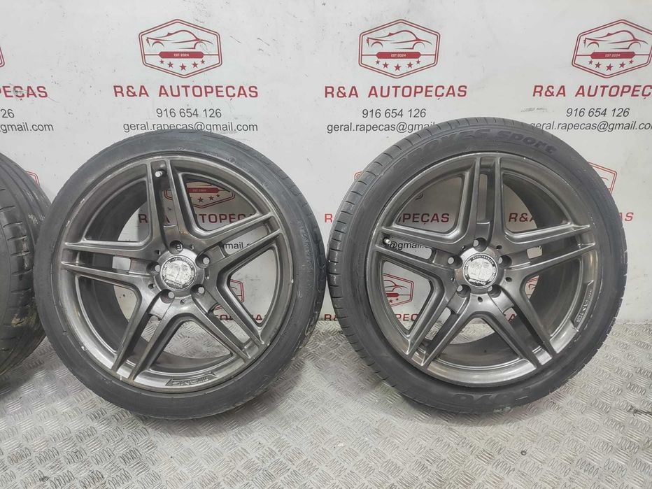 Conjunto Jantes R18 AMG Mercedes Benz Class C W204 2007 a 2015 Original
