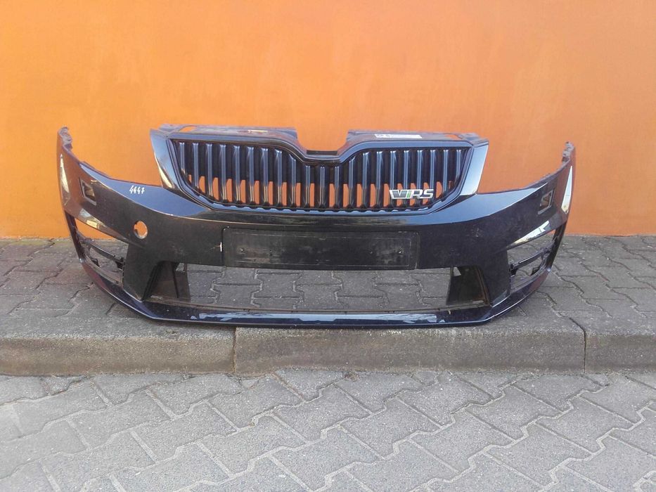 Zderzak przedni Skoda Octavia 3 III VRS na spryskiwacze 2013=> nr4447