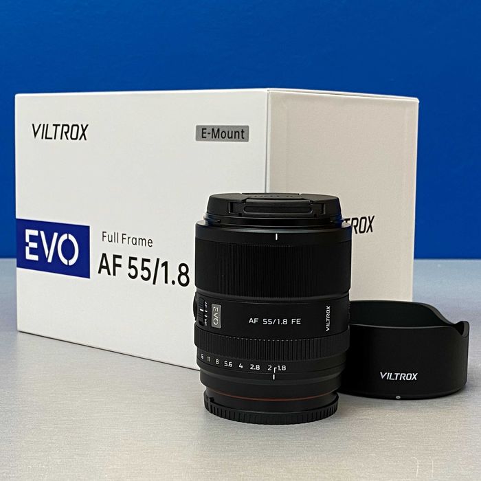 Viltrox EVO AF 55mm f/1.8 | Sony FE | NOVA | 3 ANOS DE GARANTIA