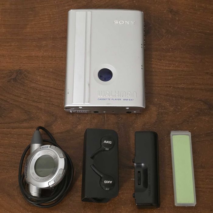 Sony Walkman WM-EX7 – rzadki model, jeden z najlepszych Walkmanów Sony, oryginalny pilot z podświetleniem, komplet