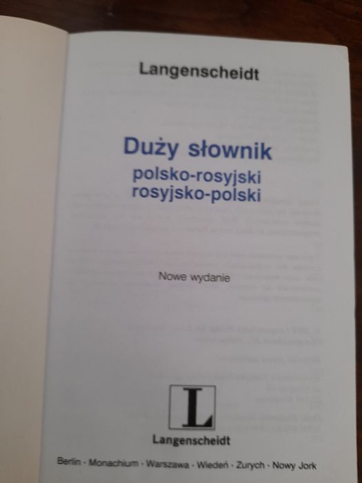 Słownik rosyjsko-polski i polsko-rosyjski Langenscheidt