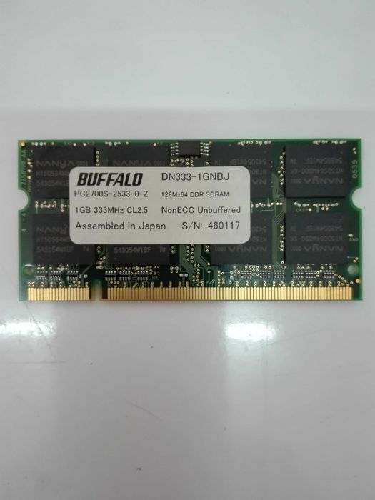 1GB DDR 333MHz RAM Memory Module BUFFALO (DN333-1GNBJ)64741112216449120