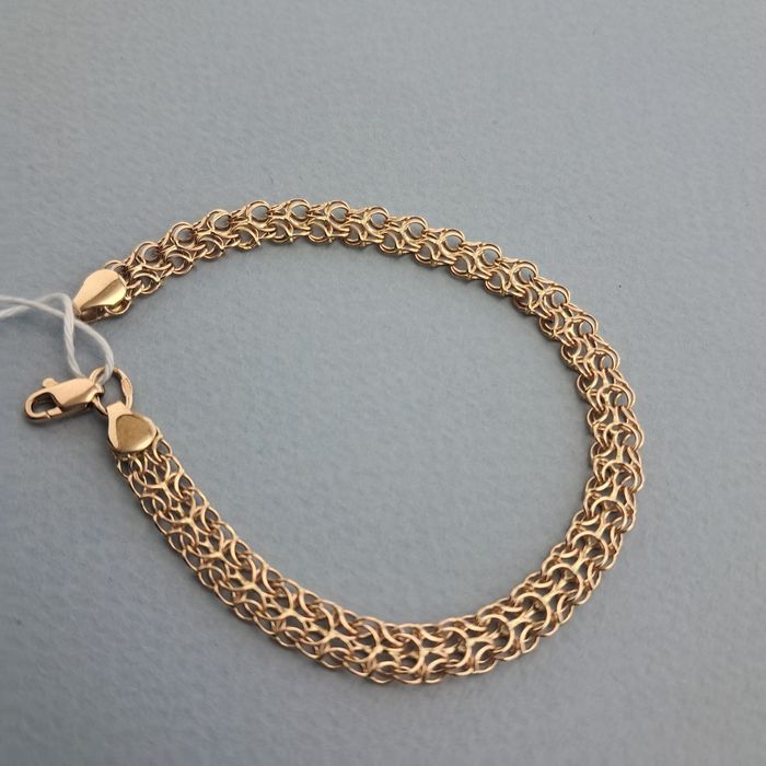 Золотой браслет 5,16 грамм 18 см Золотий браслет Золото 585