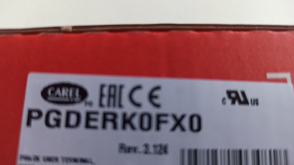 Visualizador Carel Prack PGDERK0FX0