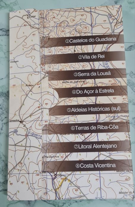 Mapa de Passeios Todo Terreno Jipe, moto