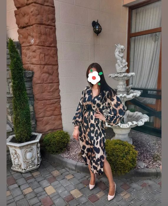 Тигрова сукня s-m