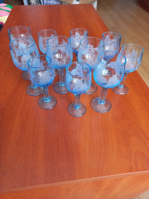 Рюмки из цветного стекла 2 рамера