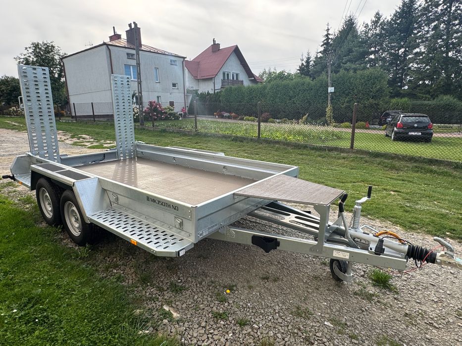 Przyczepa Zasław MK 350TH pod minikoparkę