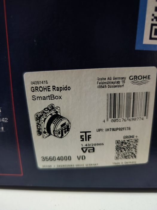 Grohe Rapido SmartBox Encastrável universal, 1/2″