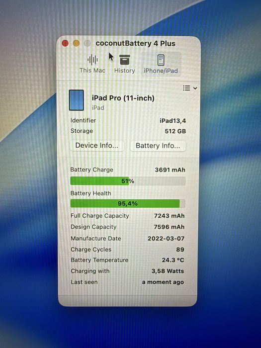 Apple iPad Pro 11” 3rd Generation M1 512GB Space Gray