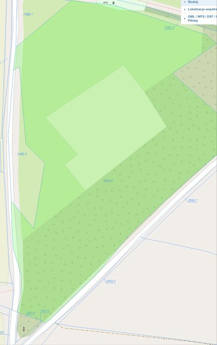Dzialka rolna 1ha 37 ar niechobrz