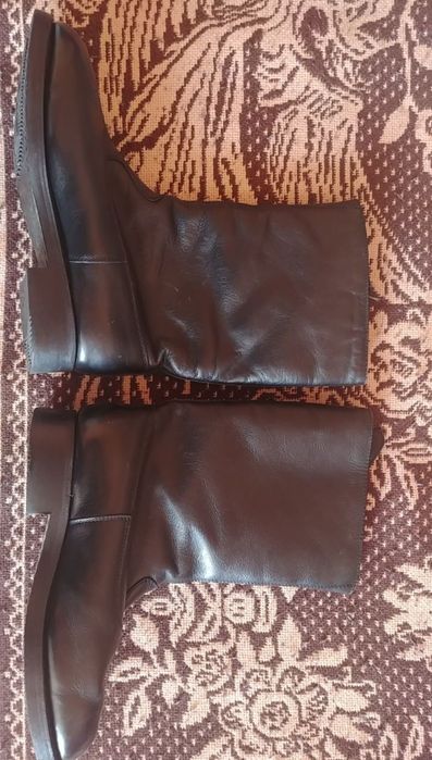 Buty skórzane zimowe