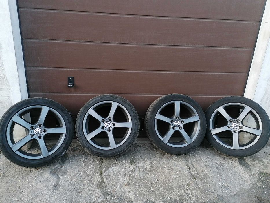 Koła aluminiowe letnie opony 225/45/17 stan bardzo dobry